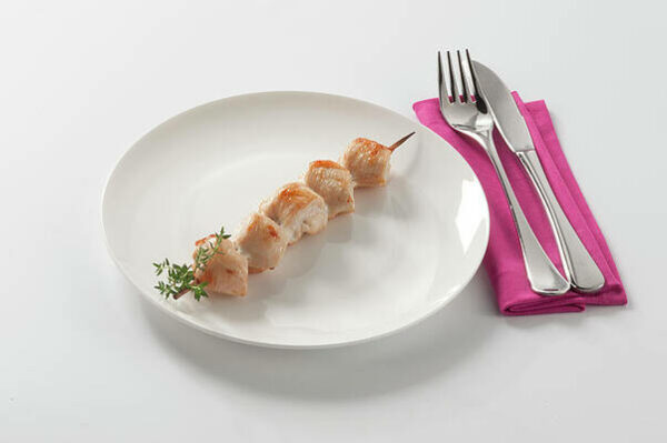 Brochette de poulet tomate basilic